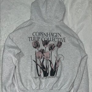 Garage Gray Tulip Graphic Hoodie